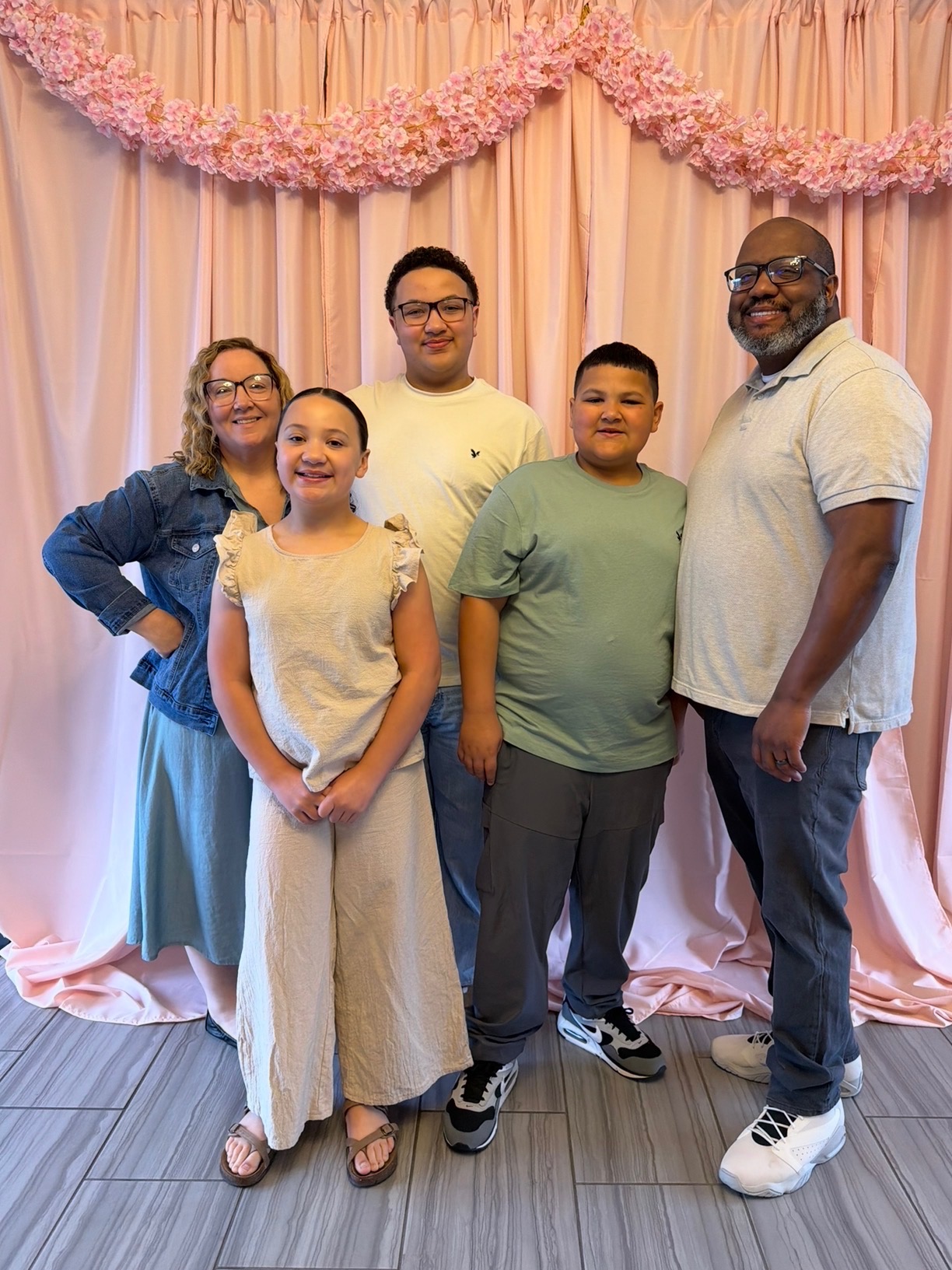 Codie Minter with her family